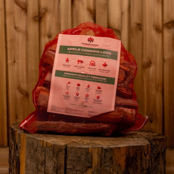 Apple Cooking Logs Firewood Bag