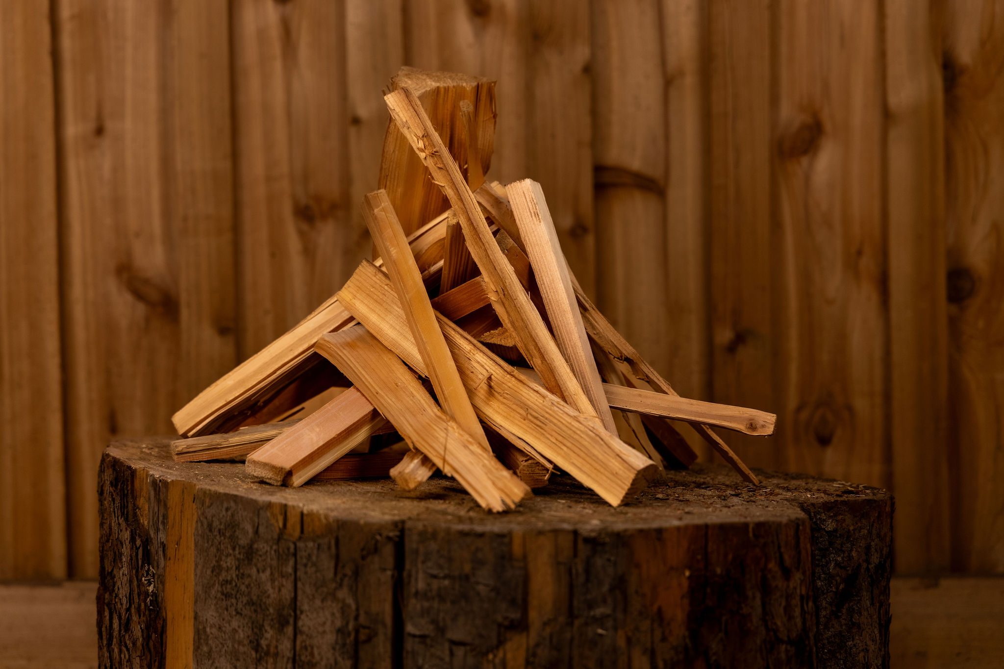 1/3 Cord Cedar Kindling Tote Bag