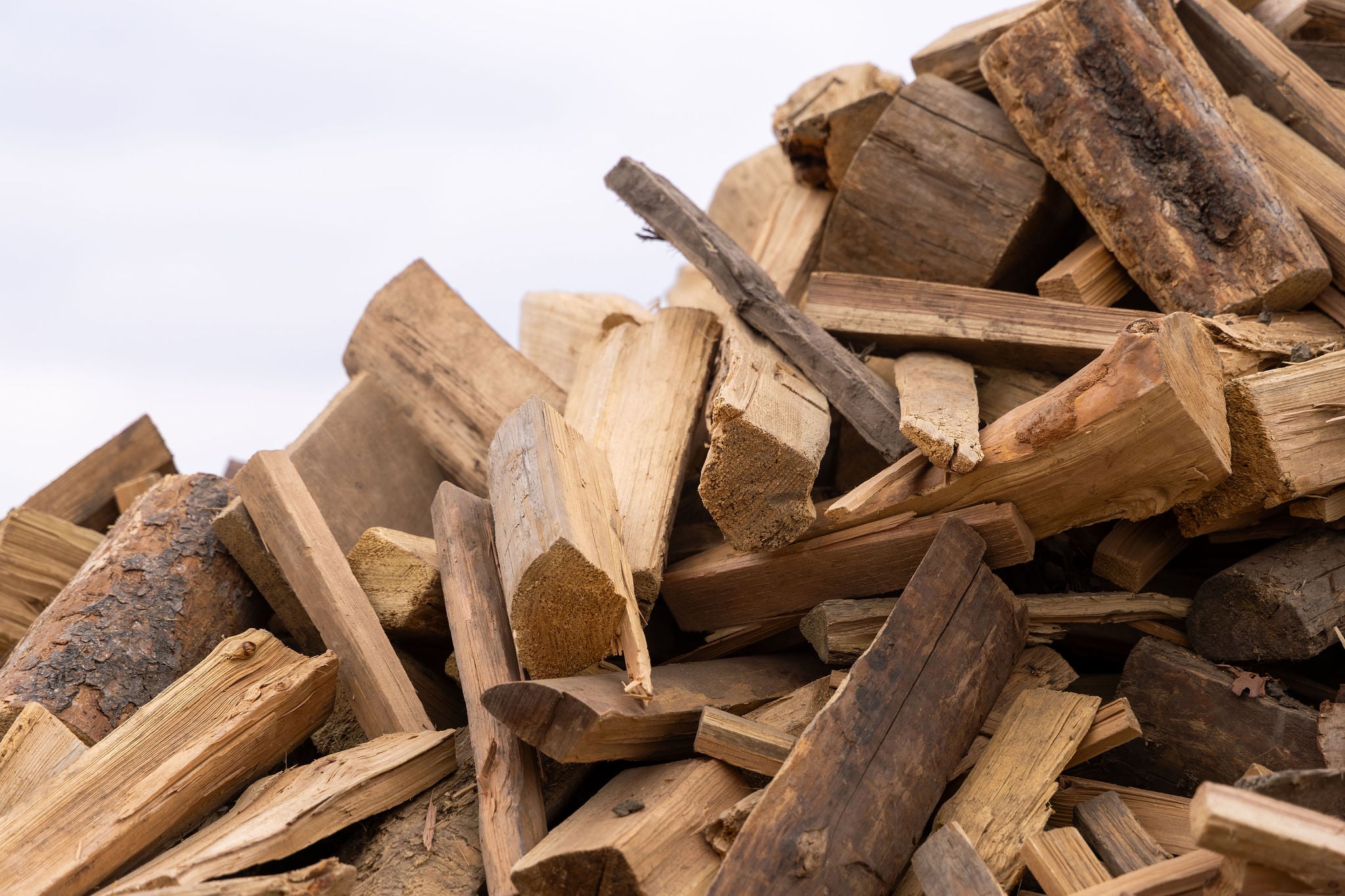 Over-Sized & Undersized Premium Firewood Pile (Douglas Fir, Tamarack, Pine, & Birch)