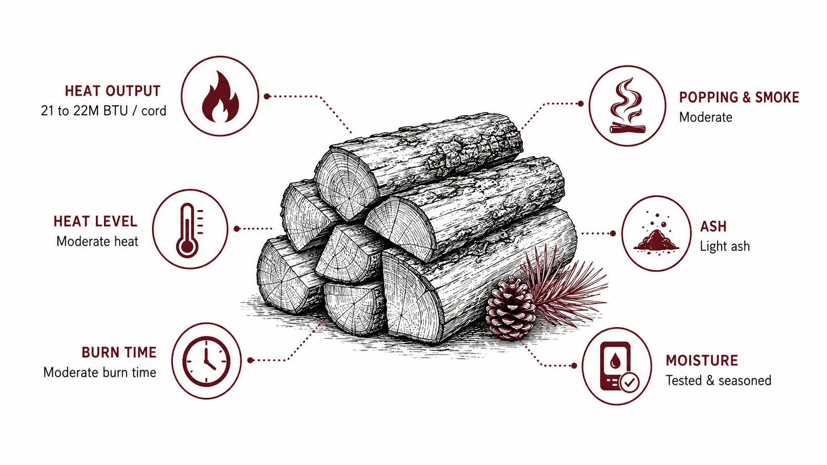 Lodgepole Pine Firewood Characteristics