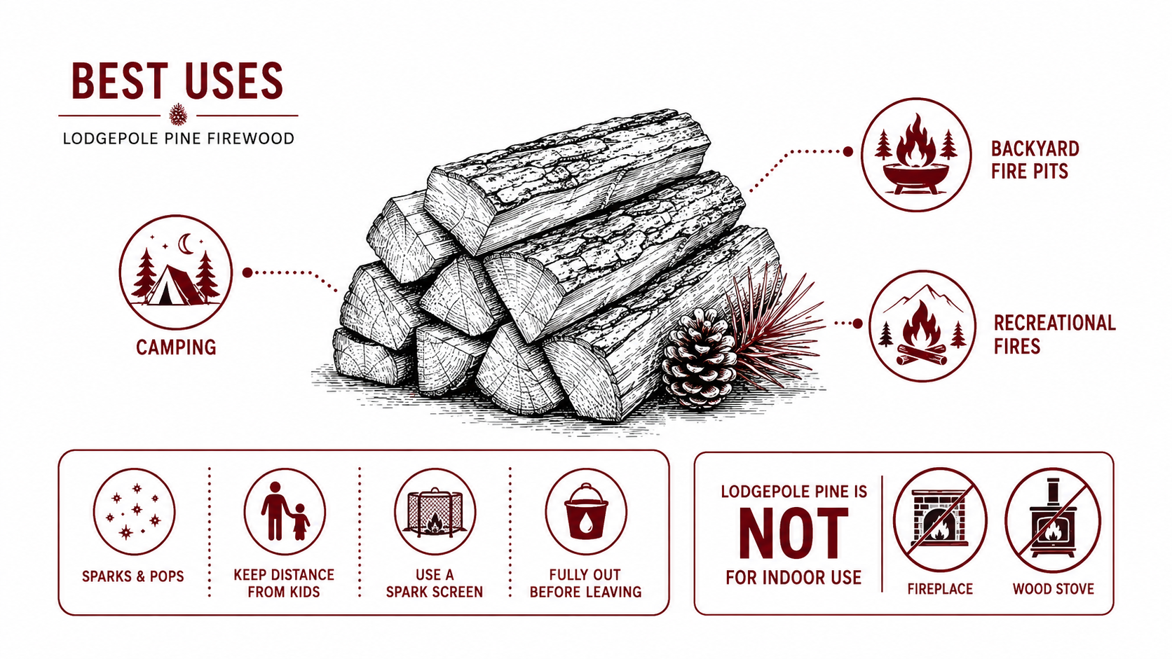 Best Uses for Lodgepole Pine Firewood