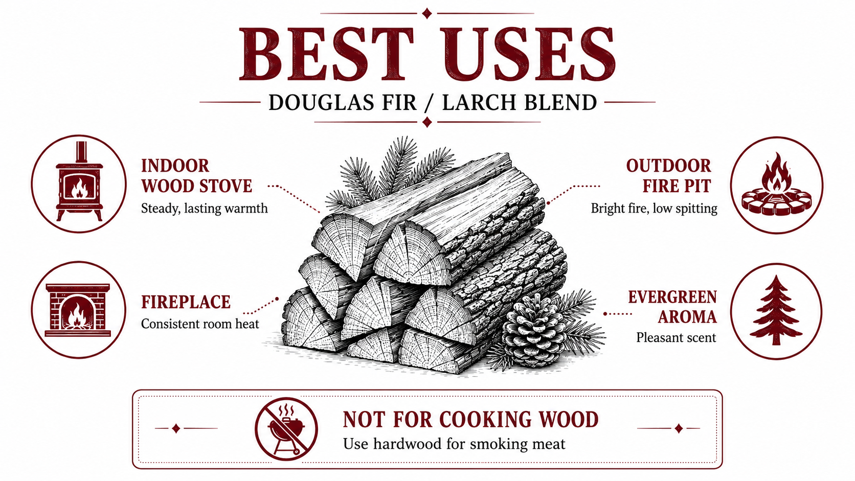 Best Uses Blend Douglas Fir Firewood Timber Ridge