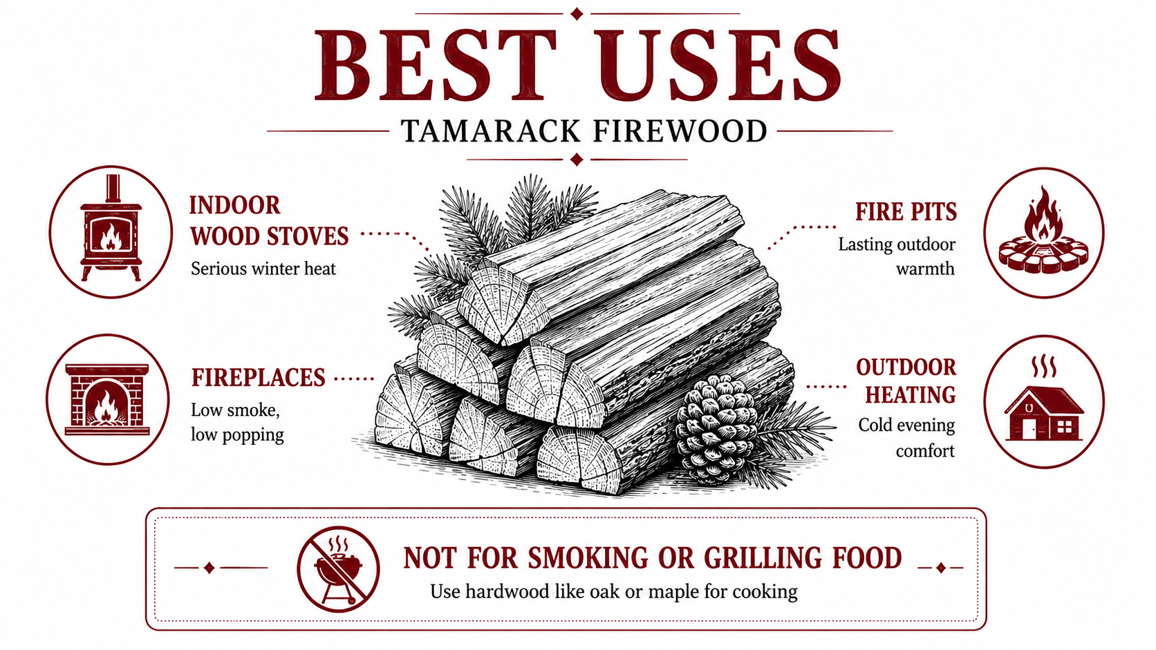 Best Uses Tamarack Firewood Timber Ridge